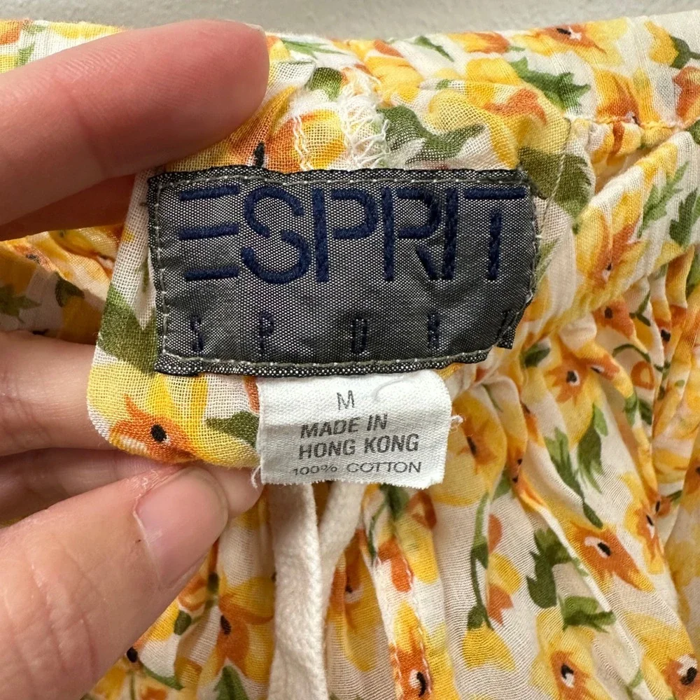 Vintage Esprit Cotton‎ Floral Flutter Shorts M